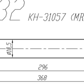 Delica L300 Rear Brake Hose