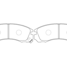 Delica L400 Front Axel Brake Pads